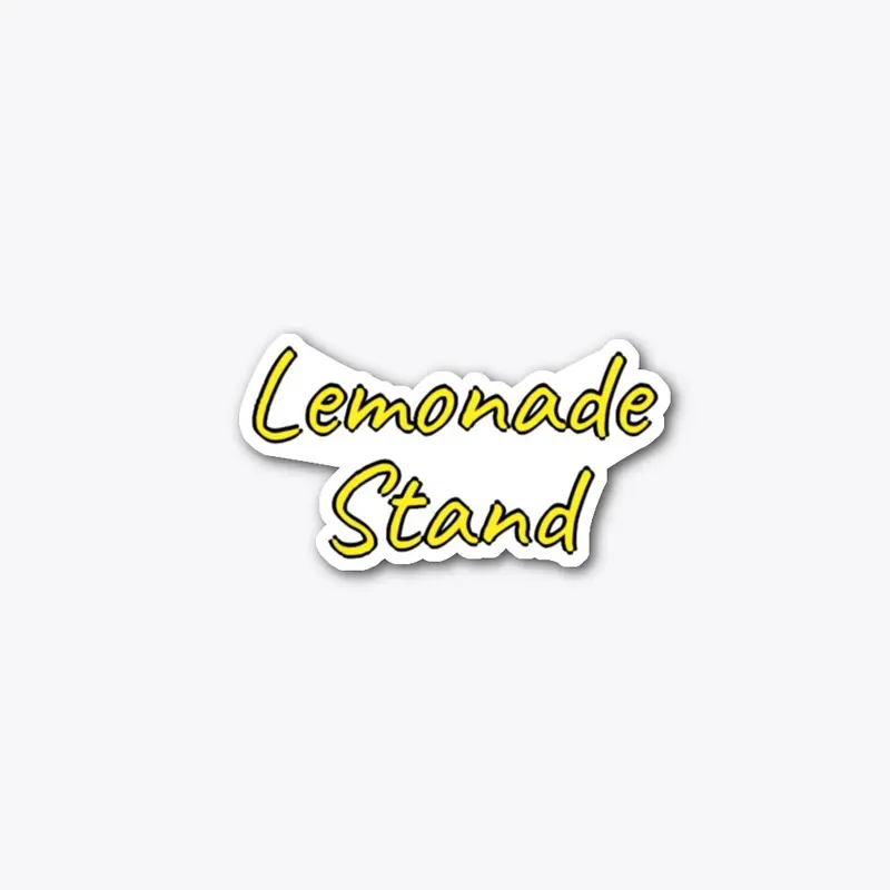 "Lemonade Stand" Sticker