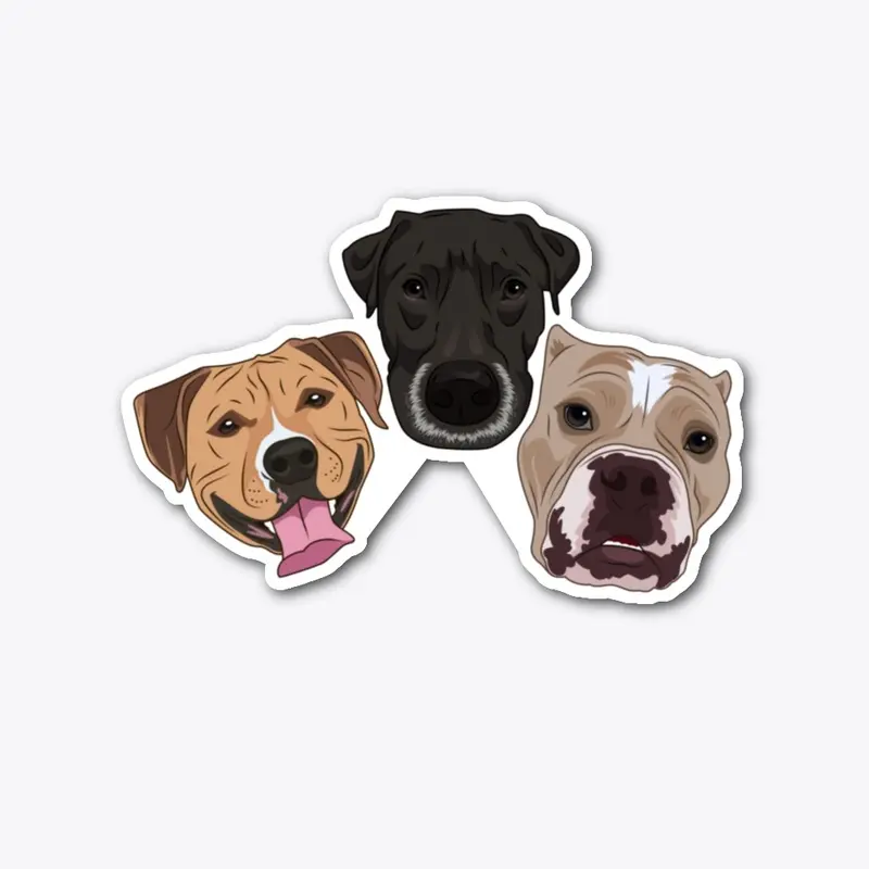 The Pups Sticker